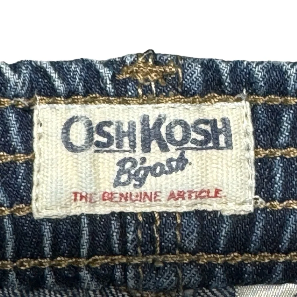 OshKosh Flare Denim Jeans Heart Embroidered Girls Size 3T Blue Pink‎ Casual